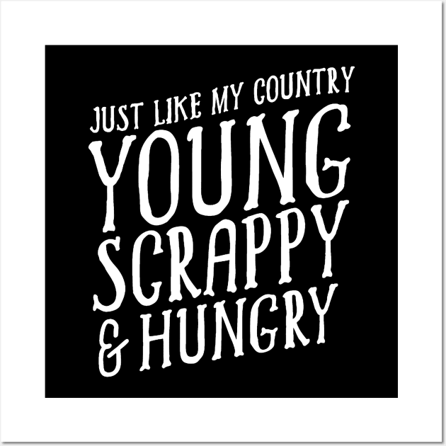 young scrappy and hungry Wall Art by devionstd
